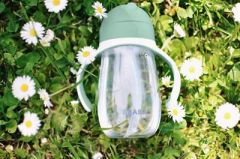 Beaba Şeffaf Pipetli Suluk (300 ml), Sage Green