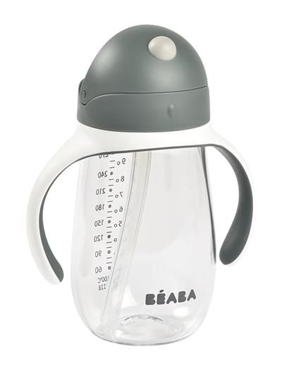 Beaba Şeffaf Pipetli Suluk (300 ml), Mineral Grey