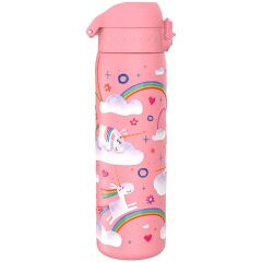 ION8 - Paslanmaz Çelik İnce Suluk - Gökkuşağı Unicorn - 600 Ml - Sızdırmaz