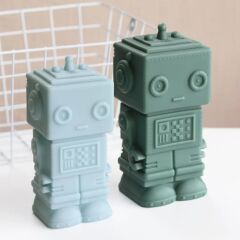 Mini Robot Lamba, Açık Mavi