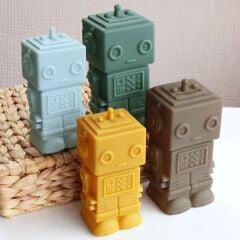 Mini Robot Lamba, Açık Mavi