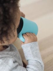 Beaba Kulplu Silikon Öğrenme Suluğu, Blue