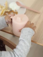 Beaba Kulplu Silikon Öğrenme Suluğu, Pink