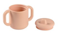 Beaba Kulplu Silikon Öğrenme Suluğu, Pink