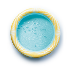 Quut Dippy Şişme Çocuk Yüzme Havuzu / Çap 80 / Banana Blue