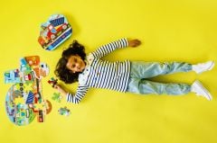 FLOSS & ROCK 40 Parça “İnsaat Arabası” Şekilli Yap-Boz / Construction