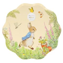 Meri Meri - Peter Rabbit Dinner Plates - Peter Rabbit Tabaklar - L - 8'Li