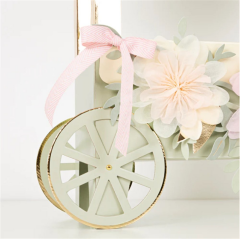 Meri Meri - Laduree Paris Macaron Cart Centerpiece - Ladurée Paris Makaron Arabası Masa Süsü