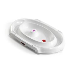 OKBaby Onda Slim Katlanır Bebek Küveti K.Beyaz & Splash Bebek Duşu Hediyeli