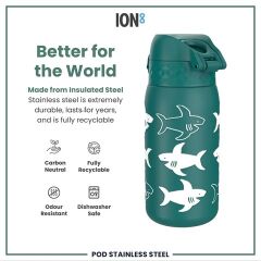 ION8 - Çocuk Su Termosu - Köpekbalığı - 320 Ml - Sızdırmaz