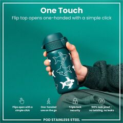 ION8 - Çocuk Su Termosu - Köpekbalığı - 320 Ml - Sızdırmaz