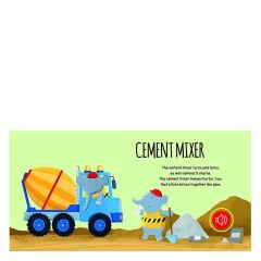 Construction Site Vehicles, Sound Book