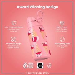 ION8 - Çocuk Su Termosu - Dondurma - 320 Ml - Sızdırmaz