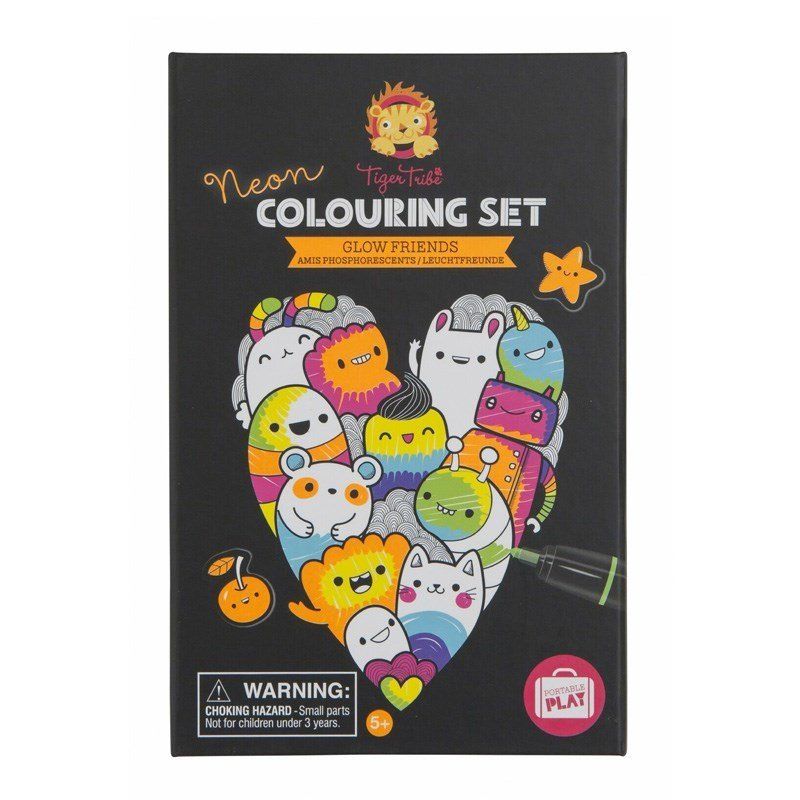 Tiger Tribe Neon Boyama Seti, Glow Friends