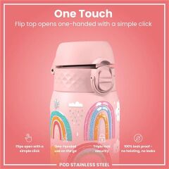 ION8 - Çocuk Su Termosu - Gökkuşağı - 320 Ml - Sızdırmaz