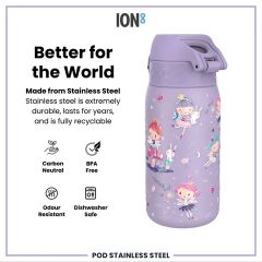ION8 - Çocuk Su Termosu - Periler - 320 Ml - Sızdırmaz