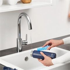 ION8 - İnce Su Termosu - Lacivert - 500 Ml - Sızdırmaz