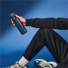 ION8 - İnce Su Termosu - Lacivert - 500 Ml - Sızdırmaz
