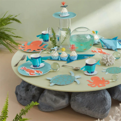 Meri Meri - Shark Cups - Köpekbalığı Bardaklar - 8'Li