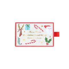 Meri Meri - Yeni Yıl Şekilli Sticker Seti - 25 Adet