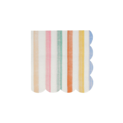 Meri Meri - Colourful Pattern Small Napkins - Renkli Desenler Peçeteler - S - 16'Lı
