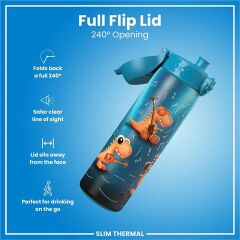 ION8 - İnce Su Termosu - Dinozor Grubu - 500 Ml - Sızdırmaz