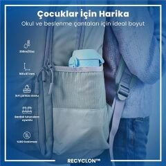ION8 - Çocuk Suluk - Mavi Unicorn- 350 Ml - Sızdırmaz - BPA İçermeyen