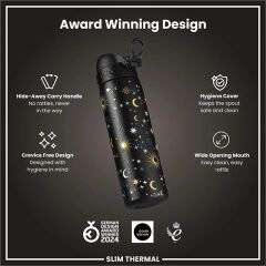 ION8 - İnce Su Termosu - Gökyüzü - 500 Ml - Sızdırmaz