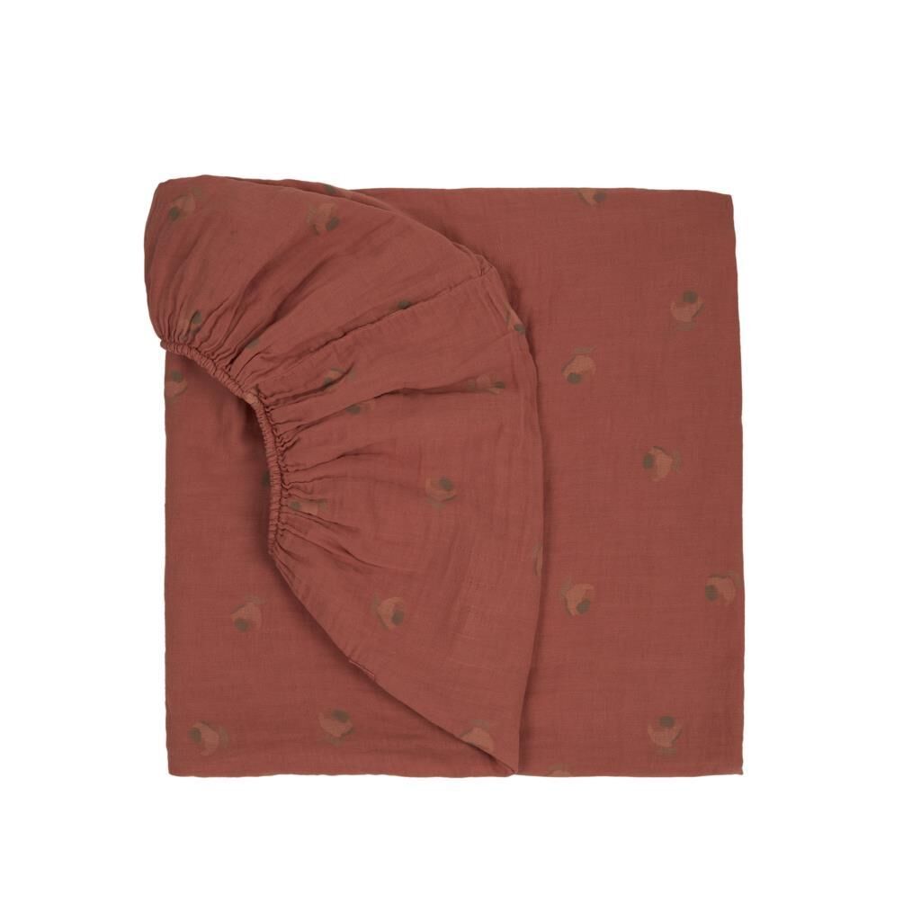 Nobodinoz Wabi Sabi Desenli Çarşaf, Blossom Rosewood