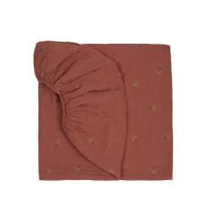Nobodinoz Wabi Sabi Desenli Çarşaf, Blossom Rosewood