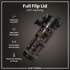 ION8 - İnce Su Termosu - Oyuncu - 500 Ml - Sızdırmaz