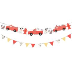 Meri Meri - Fire Truck Garland - İtfaiye Asılan Süs
