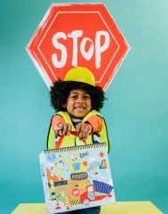 FLOSS & ROCK Ahşap Figürlü Oyun Kutuları / Construction