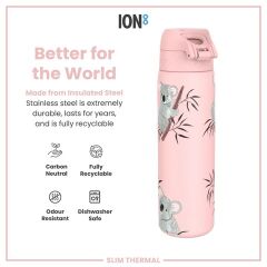 ION8 - İnce Su Termosu - Koala - 500 Ml - Sızdırmaz