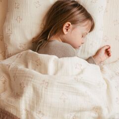 Nobodinoz Wabi Sabi Çocuk Nevresim Takımı, Brown Hoshi Birds