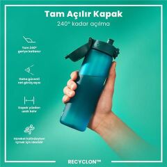 ION8 - İnce Suluk - Deniz Mavisi - 500 Ml - Sızdırmaz - BPA İçermeyen