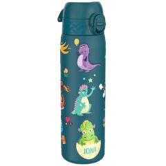 ION8 - İnce Su Termosu - Petrol Mavisi Ejderhalar - 500 Ml - Sızdırmaz