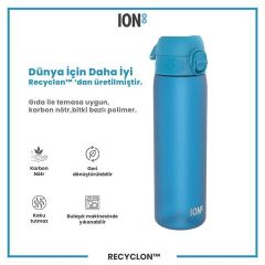 ION8 - İnce Suluk - Mavi - 500 Ml - Sızdırmaz - BPA İçermeyen