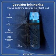 ION8 - İnce Suluk - Mavi - 500 Ml - Sızdırmaz - BPA İçermeyen