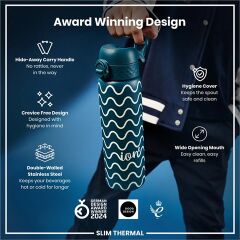 ION8 - İnce Su Termosu - Dalga - 500 Ml - Sızdırmaz