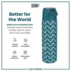 ION8 - İnce Su Termosu - Dalga - 500 Ml - Sızdırmaz