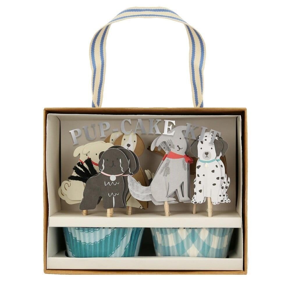 Meri Meri - Puppy Cupcake Kit - Yavru Köpek Cupcake Kit - 24'Lü