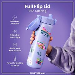 ION8 - İnce Su Termosu - Kelebekler - 500 Ml - Sızdırmaz