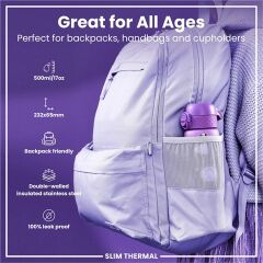 ION8 - İnce Su Termosu - Prenses - 500 Ml - Sızdırmaz