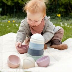 Bibs Wobbly Oyun Kulesi, Pastel Rainbow