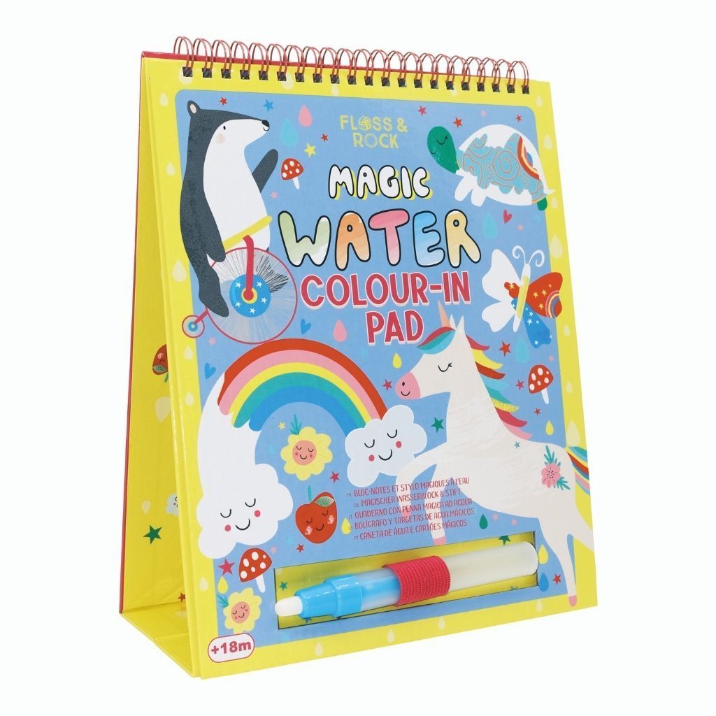 FLOSS & ROCK Renk Değiştiren Water Magic Boyama Kitabı / Rainbow Fairy  *Yeni*