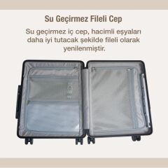 MiaMily Carry On Kabin Boy Valiz - Charcoal Grey