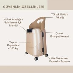 MiaMily Carry On Kabin Boy Valiz - Champagne Gold