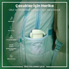 ION8 - Paslanmaz Çelik Çocuk Suluk - Panda - 400 Ml - Sızdırmaz