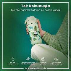 ION8 - Paslanmaz Çelik Çocuk Suluk - Panda - 400 Ml - Sızdırmaz